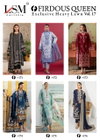 Firdous Queen Vol 17 By Lsm Online Lawn Cotton Dress Material Wholesale